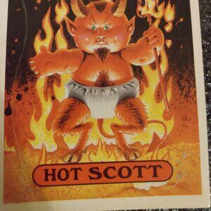 1985 GARBAGE PAILS KIDS COLLECTIBLE CARD